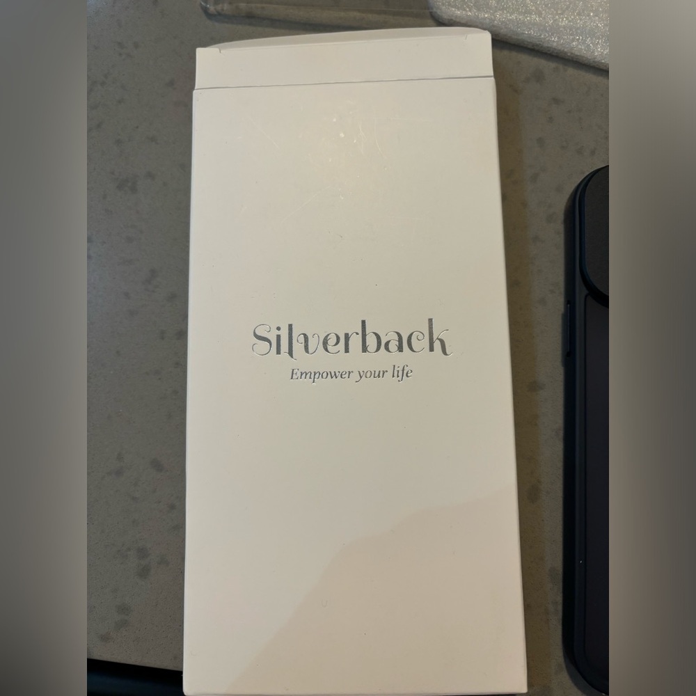 Silverback iPhone 13 ProMax Navy Blue 6.7 inch phone case with stand.